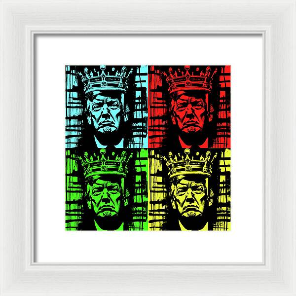 King Trump - Framed Print