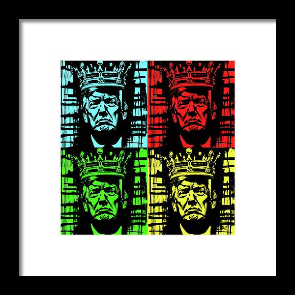 King Trump - Framed Print