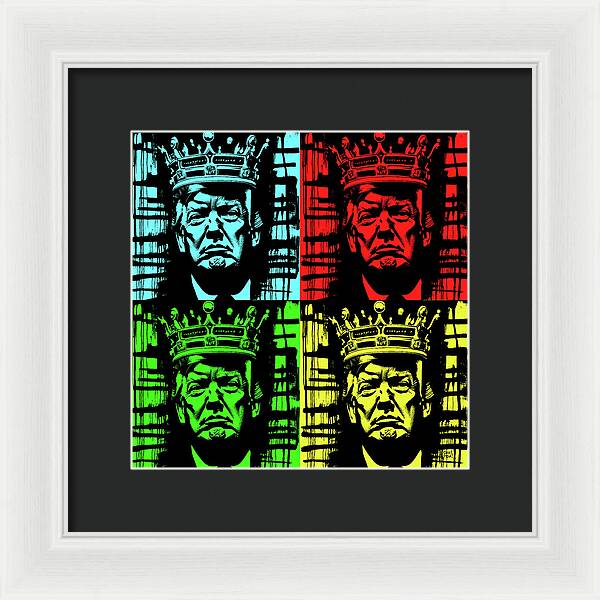 King Trump - Framed Print