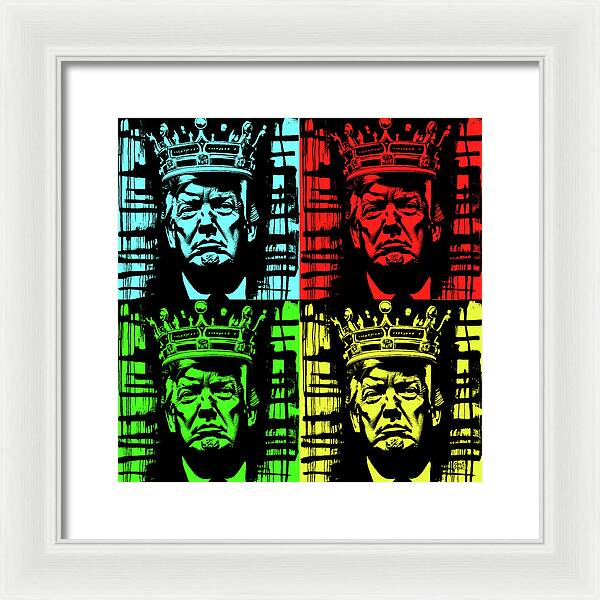 King Trump - Framed Print