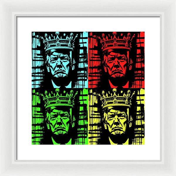 King Trump - Framed Print