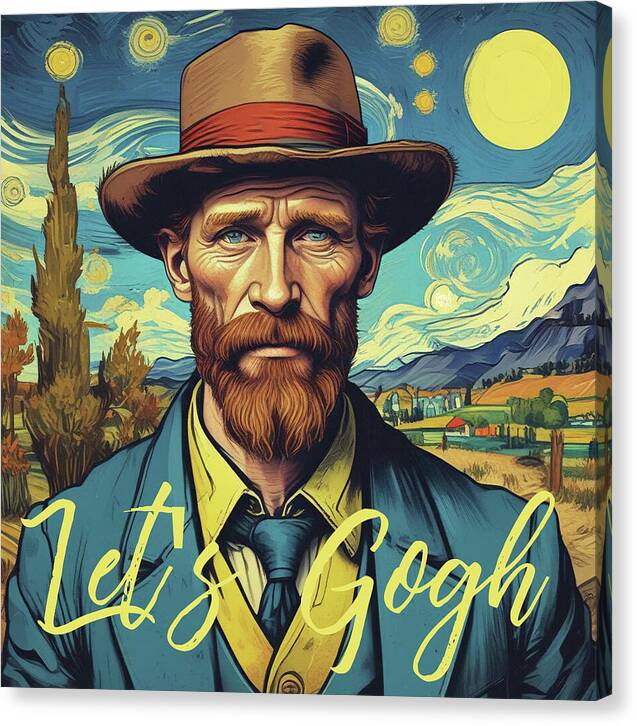 Let's Gogh - Canvas Print