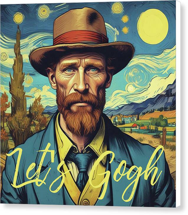 Let's Gogh - Canvas Print