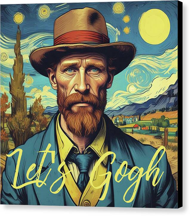 Let's Gogh - Canvas Print