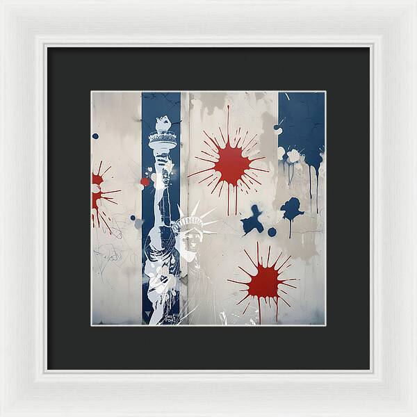 New York Liberty - Framed Print