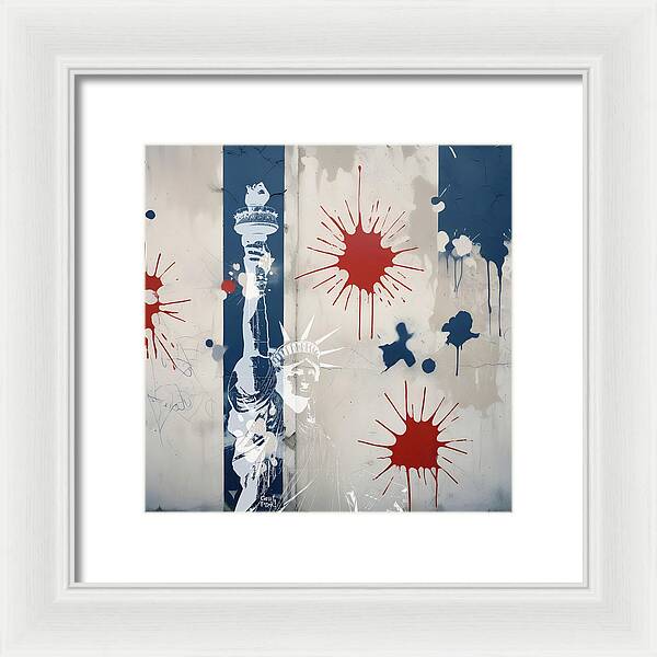 New York Liberty - Framed Print