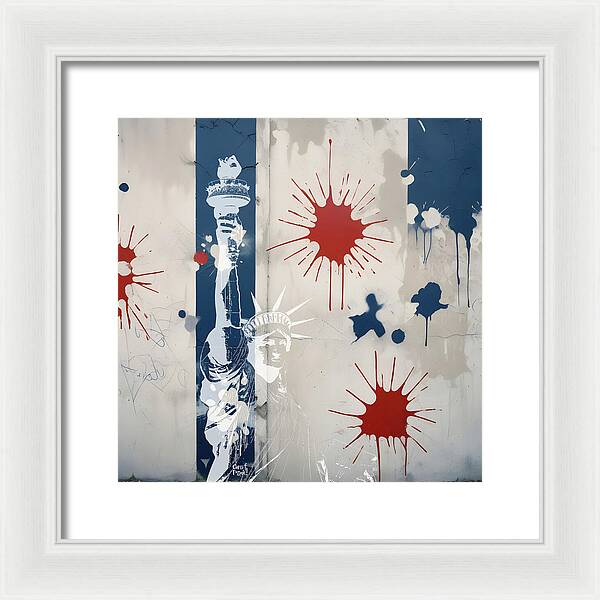 New York Liberty - Framed Print