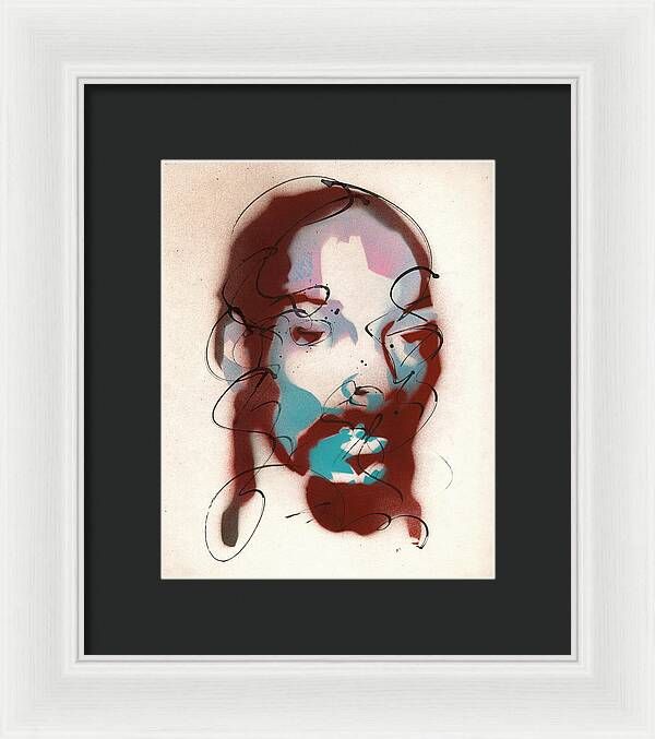 Portrait of Snoop Dogg - Framed Print