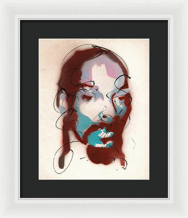 Portrait of Snoop Dogg - Framed Print