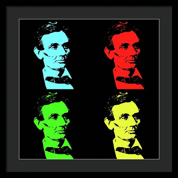 Shaved Lincoln - Framed Print