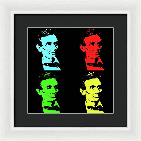 Shaved Lincoln - Framed Print