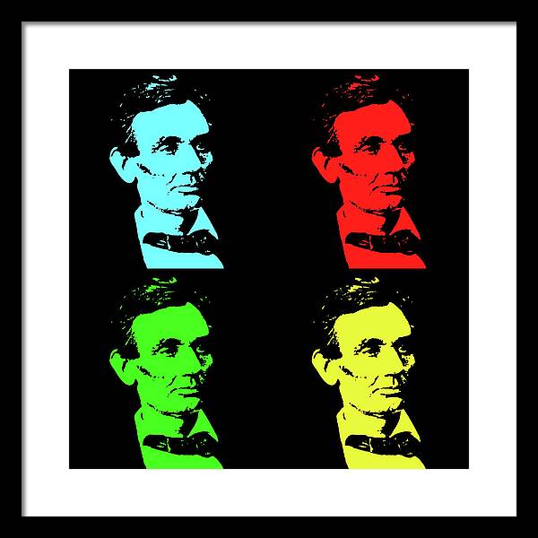 Shaved Lincoln - Framed Print