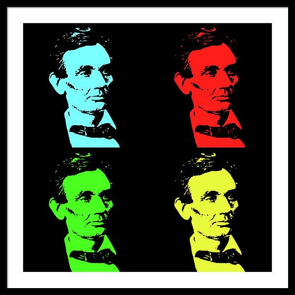 Shaved Lincoln - Framed Print