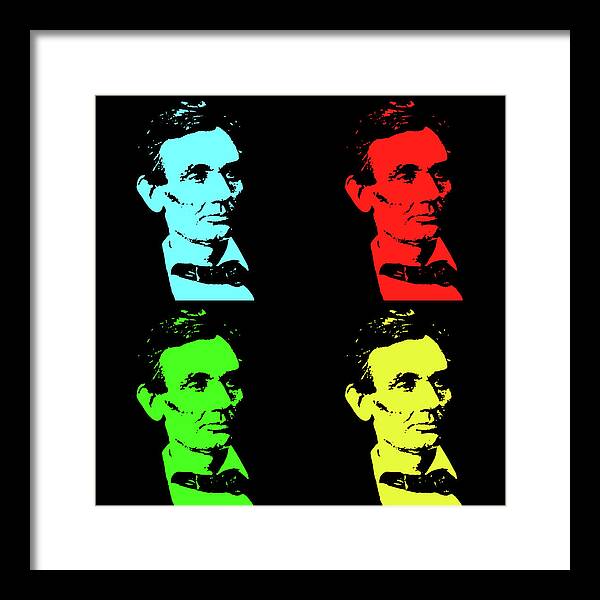 Shaved Lincoln - Framed Print