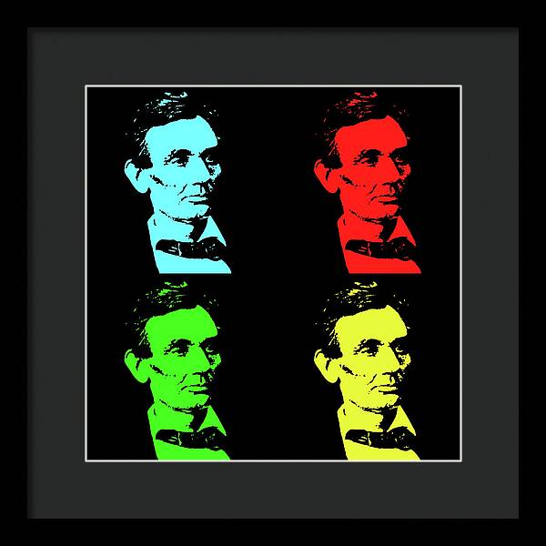 Shaved Lincoln - Framed Print