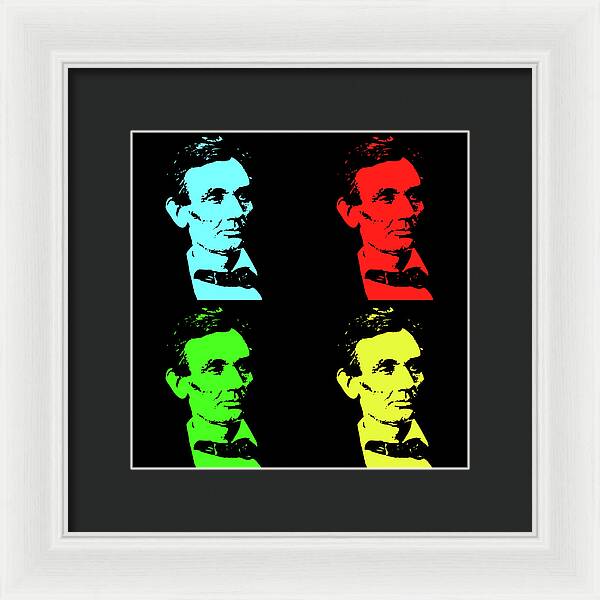 Shaved Lincoln - Framed Print