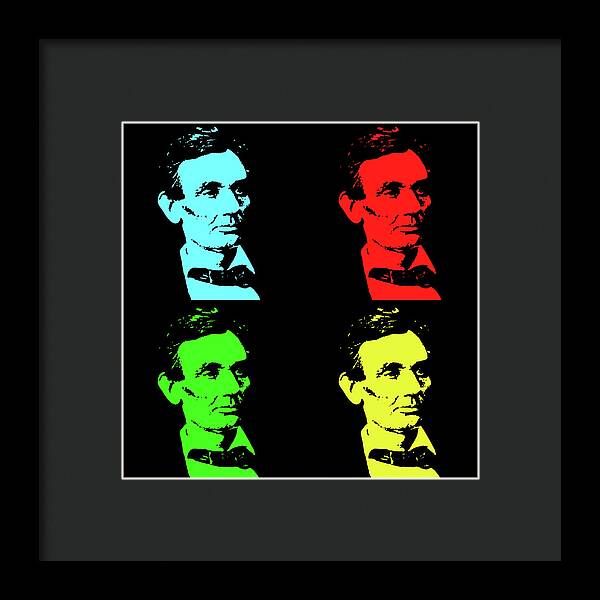 Shaved Lincoln - Framed Print