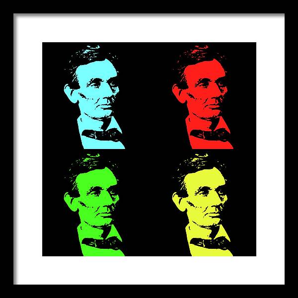 Shaved Lincoln - Framed Print