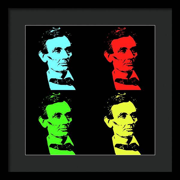 Shaved Lincoln - Framed Print