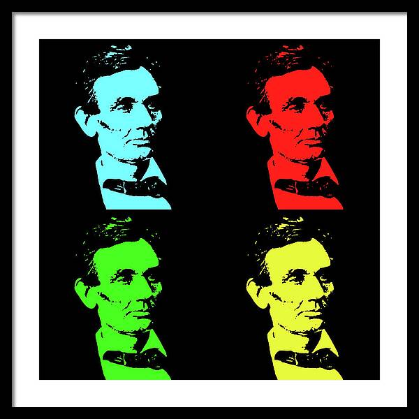 Shaved Lincoln - Framed Print