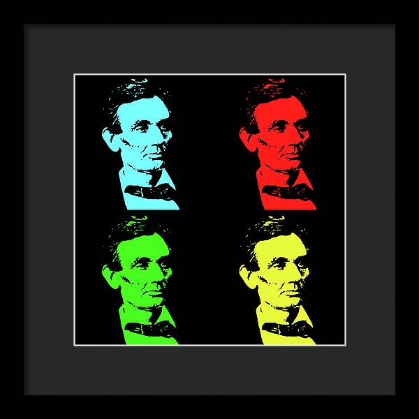 Shaved Lincoln - Framed Print