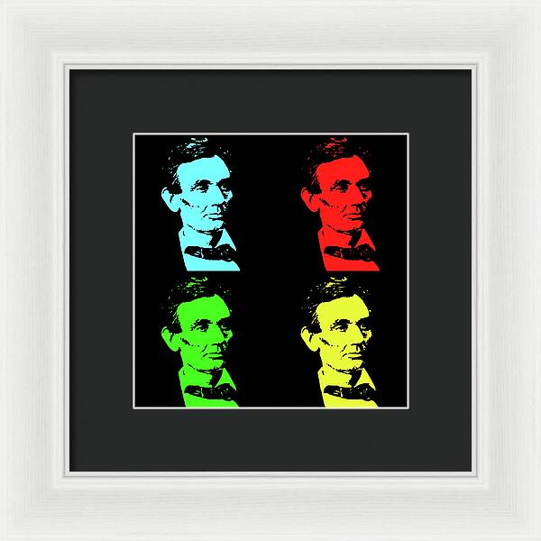 Shaved Lincoln - Framed Print