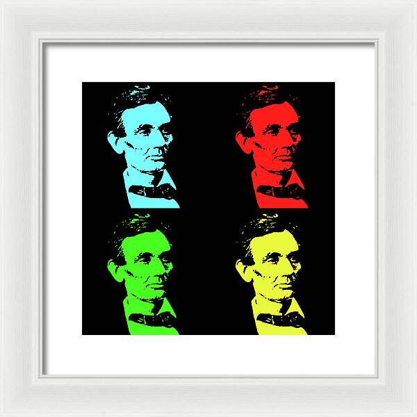 Shaved Lincoln - Framed Print