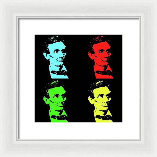 Shaved Lincoln - Framed Print