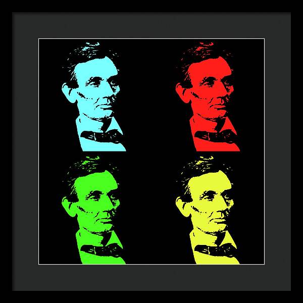 Shaved Lincoln - Framed Print