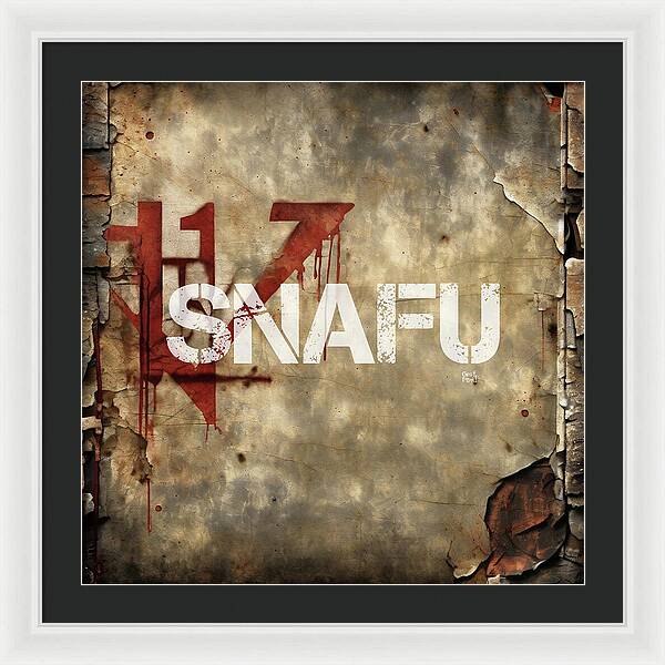 Snafu - Framed Print