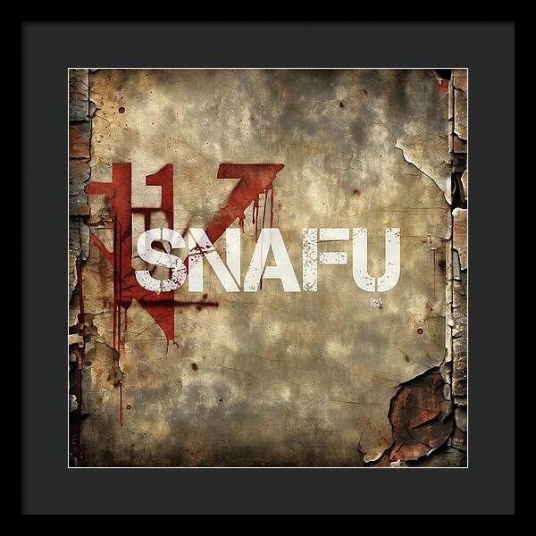 Snafu - Framed Print