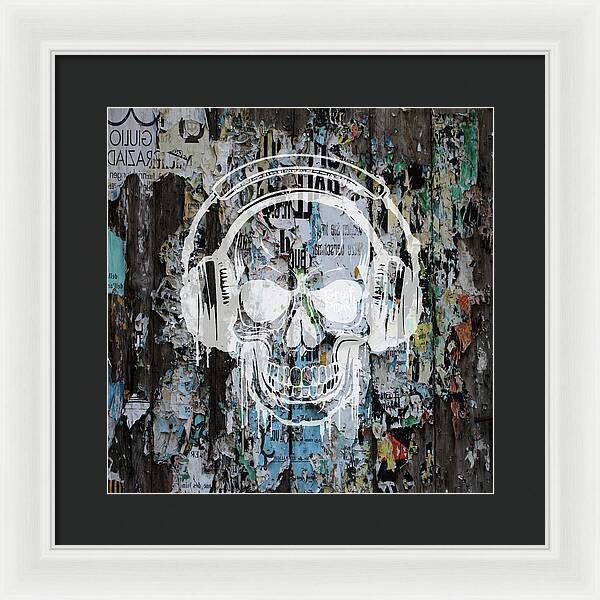 Sonic Skull - Framed Print